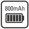 800mAh電池 800mAh電池